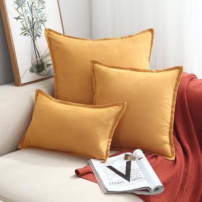 China Latest Massage Design Home Sofa Decoration Cushion Lotus Leaf Edge Cushion Cover for sale