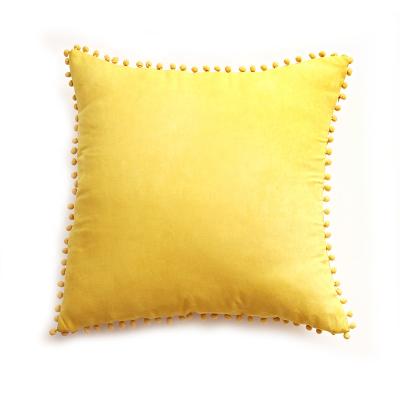 China Anti-bacteria Wholesale Custom Handmade Decorative Pillow Case Tassel Lace Cushion Sofa Cushion Cover for sale