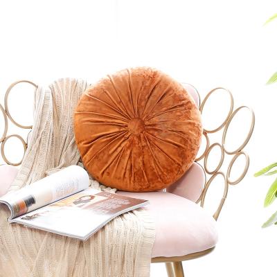 China Pumpkin Nordic Luxury Round Pillow Massage Style Outdoor Cushion for sale