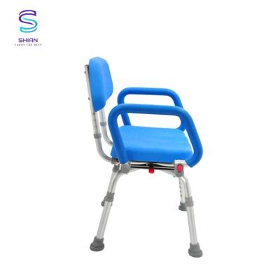 China Aluminum Alloy Disabled Medical Shower Chair For Elder L53.94 x W28.18 x H39.39 cm for sale