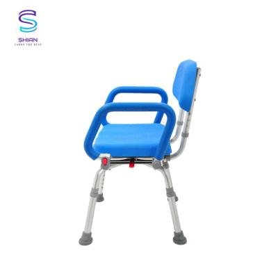 China Adjustable Liftable Medical Elderly Shower Chair L53.94 X W28.18 X H39.39 cm for sale