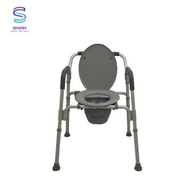 China Height Adjustable Commode Transfer Chair For Older 71.7x27.9x54.6 cm for sale