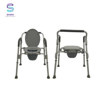 China Luxury Bariatric Tilt Rehab Shower Commode Chair 71.7x27.9x54.6cm for sale