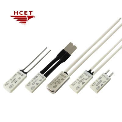 China HCET-A TB02 Bimetal Snap Action Motor Thermal Protection Switch Sensor For Rechargeable Battery for sale