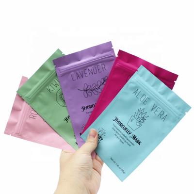 China Factory Supply Moisture Proof Food Packaging Resealable Side Heat Seal Plastic Customizable Printed Mylar Bags for sale