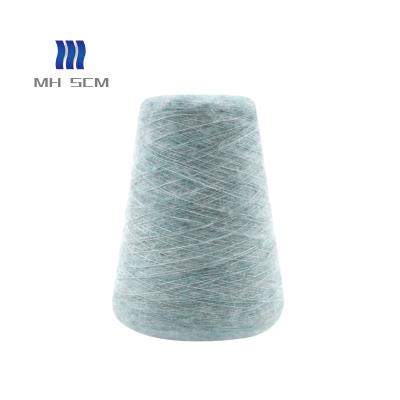 China 1/6nm 53% Recycled Polyester 25% 12% 7% Merino Wool 3% Acrylic Nylon Spandex Anti-pilling Spandex Blended Dyed Yarn For Knitting for sale