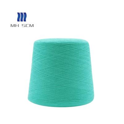 China Cheap Price Moisture-wicking Recycled 1/4.5NM 65% Recycled Polyester 35%BCI Cotton Dyed Blended Bulky Yarn for sale