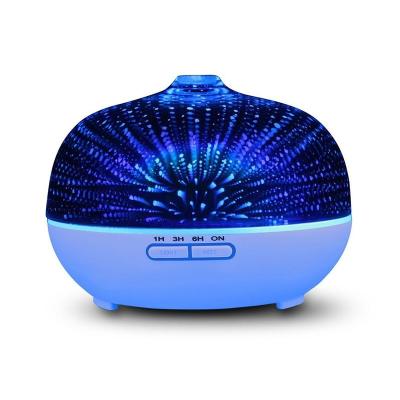 China Car Glass Bubble/Snowflake/Firework Design Aromatherapy Humidifiers 3D Aroma Oil Diffuser for sale