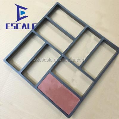 China Garden Diy Path Maker Mould Decorative Plastic Pathway Pavement Stone Mold for sale