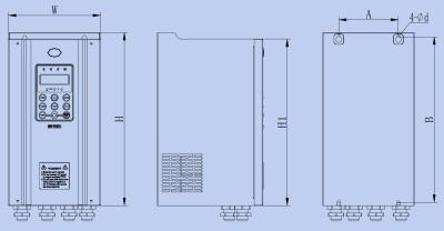 China Smooth Operation VFD Inverter , AC Power Inverter For Solar Water Pump for sale