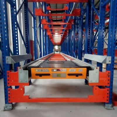 China Automatic Radio Warehosue Guide Shuttle Car / Satellite Pallet Racking System for sale