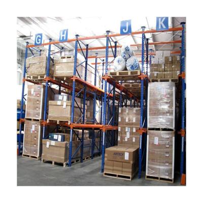 China FOOD Logistics System Solutions Metal Warehouse Drive In Rack for sale