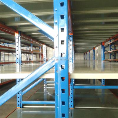 China Rustproof Selective Long Span Racking Medium Duty Steel Pallet Shelving Racking for sale