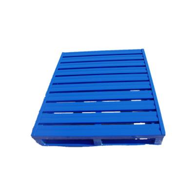 China Powader Single Faced Front Liner 4 Way Customized Metal Pallet for sale