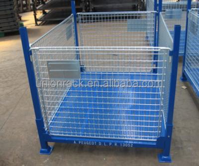 China Q235 Single Faced Material Warehouse Customized Steel Pallet Box for sale