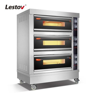 China Bakery oven 3 deck oven/pizza supplies/bakery equipment WFC-306DE for sale