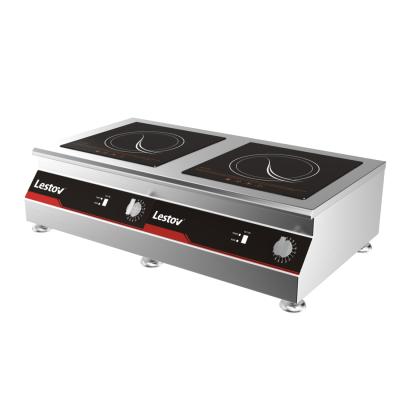 China Hotel 220V 1PH commercial tabletop cooker 2 burner electric induction cooktop supplier for sale