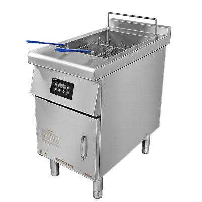 China Restaurant 30l Basket 2 In 1 Electric Computer Control Industrial Induction Chicken Open Fryer for sale