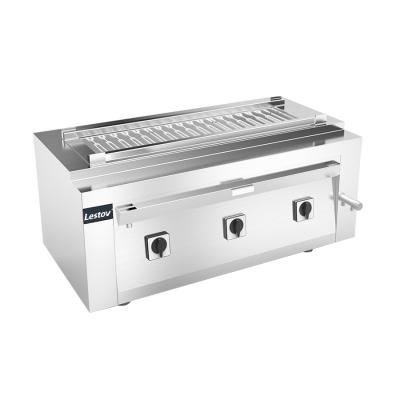 China Smokeless Stainless Steel Countertops Easily Cleaned Commercial Electric BBQ Grill For Restaurant for sale