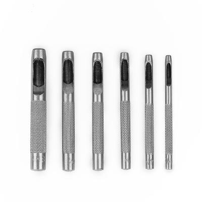 China CR-V/Carbon Steel 1pcs 6mm Leather Punches Metal Punch Tools Punch Canvas Clothes Round Punch for sale