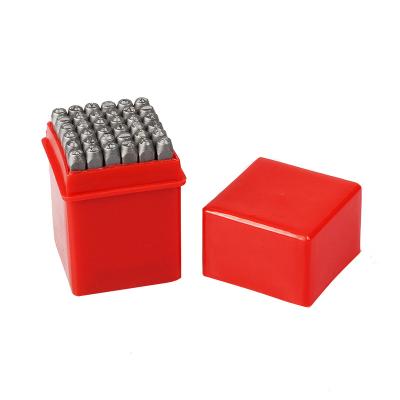 China Matel 37 Piece Leather Stamp Tool Kit 26 Letters Alphabet & 10 Number Stamps Steel Punch Tool Diy Craft for sale