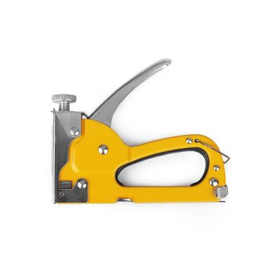 China Wood Products KAOS Force Adjustable Manual Tacker 4-14mm Staple Gun Tacker 4-14mm Heavy Duty Staple Gun 3in1 Gs 55mm Manual Staple Gun for sale