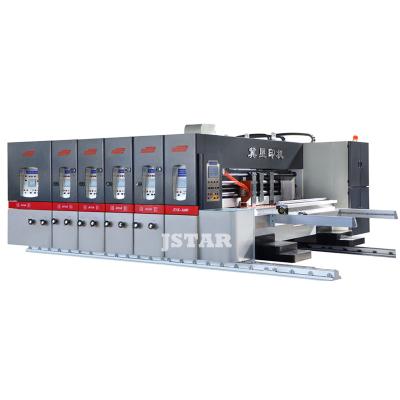 China food & Beverage Factory Corrugated Packaging Machine Printing Slotting Die Cutting Machine for sale