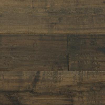 China Traditional Barrel Brush Tile Wood Maple Parquet 14mm Engineered Soild Timber Timber Flooring for sale