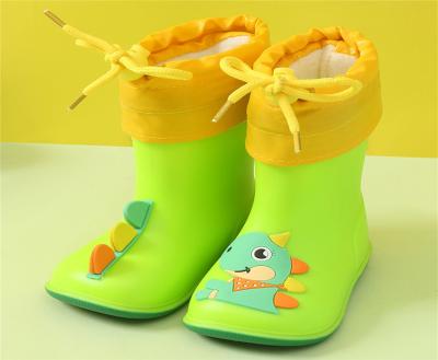 China Fashion Trend Wholesale In Running Plastic Rain Boots Lace Up Shoes Kids Toddler Shoes for sale