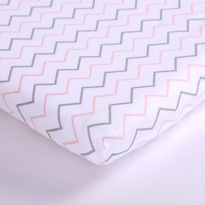 China 2021 Latest Sustainable Customizable Soft 100% Cotton Baby Crib Sheets Baby Sheets for sale