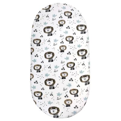 China Baby Cartoon Cot Hat Baby Crib Sheet Mattress Cover Anti-static Small Size Crib Sheet for sale