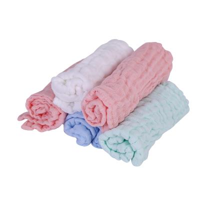 China New Hot Sales Sustainable Baby Soft 100% Cotton Burp Cloth Muslin Baby Burp Cloth for sale