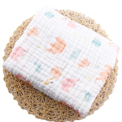 China Soft Gauze Baby Wrap Swaddle Bath Muslin Baby Quilt Towel Baby Blanket Water Soak Cotton Soft Infant Towel Factory Wholesale for sale