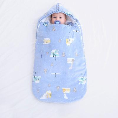 China Breathable Baby And Infant Cotton Sleeping Bag 100% Filling Sleeping Bag With Hood for sale