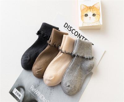 China Breathable Popular And Practical Wholesale Vertical Stripes Socks Custom Tube Sock Cute Baby Socks for sale