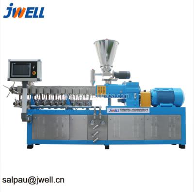 China Granules PP PE Pelletizing Small Plastic Twin Screw Extruder Machine for sale