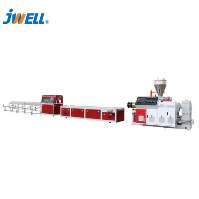 China Profile Jwell PVC, PP, PE, PC, ABS Small Profile Extrusion Line for sale