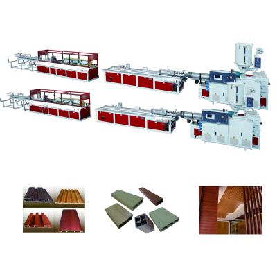 China Profile Jwell SJZ 65/132 400 Mm Width PVC Wall Panel Extrusion Fast Loading Line for sale