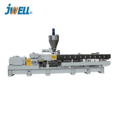 China Jwell Twin Auger Conical Pellets Or Parallel Screw Pelletizing Machine for sale