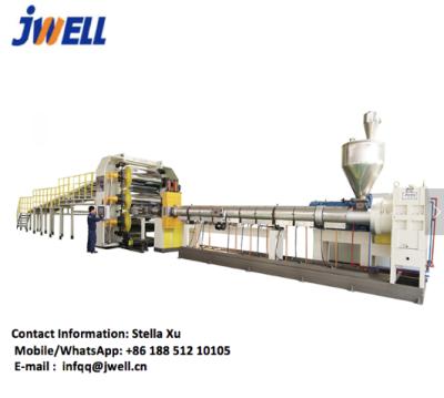 China Sheet Jwell ABS HIPS Single Plate Multilayer Extrusion Line for sale