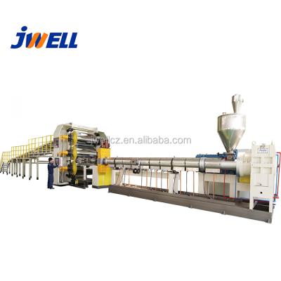 China Sheet Jwell ABS + PC ABS Car Plate Extrusion Line for sale