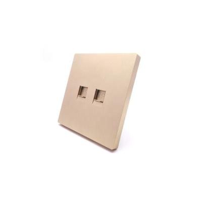 China wholesale rj45 data wall computer socket mode pc plate 2 band rj45 uk africa manufacturer uk africa 86 type manufacturer for sale