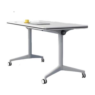 China Modern Foldable Office Furniture Folding Conference Meeting Training School Student Staff Training Home Office Table Nesting Desk for sale