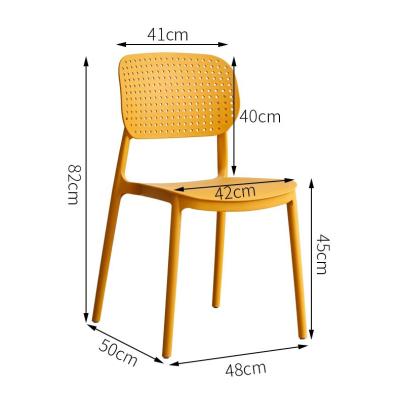 China China high quality back high quality cooling breathable colorful dining furniture training office school stackable plastic chairs for sale