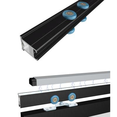 China Smooth running factory sales automatic magnetic sliding door roller system for sliding door hardware for sale