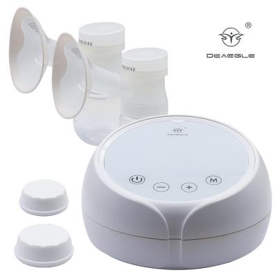 China Factory Free BPA Silicone Air Wave Wave Vibration Electric Breast Pump Pumping Electric Breast Pump With LCD Display for sale