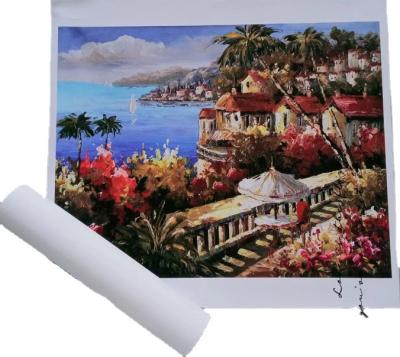 China Inkjet Printing Wholesale 380g White Canvas Roll Large Stretched Art Canvas For Inkjet Printing for sale