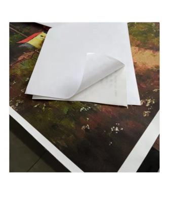 China Inkjet Printing Self Adhesive Vinyl Canvas for Inkjet Printing Paper Roll Art Canvas Painting Canvas Roll for sale