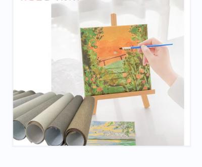 China Wholesale Unprimed Canvas White Blend Art Canvas High Quality Oil Cotton Cloth Painting Canvas Paintings for sale