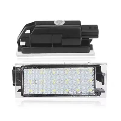 China Automobile Lamp Auto Light Accessories Parts 18Pcs 2835SMD Led License Plate Light For Renault Clio 3 4 For Master 2 3, e-mark led plate light for sale